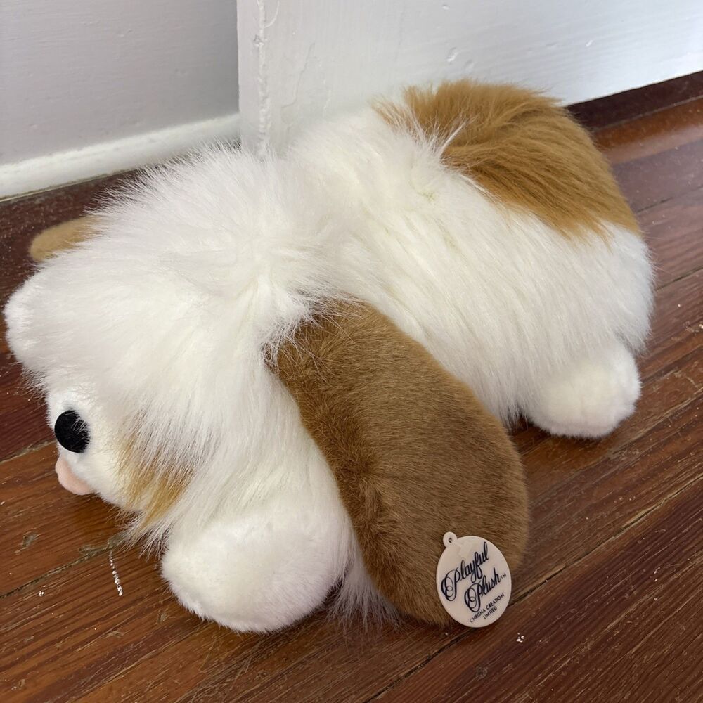 NWT Vintage Plush Stuffed SHAGGY‎ SHEEP DOG Chrisha Creation